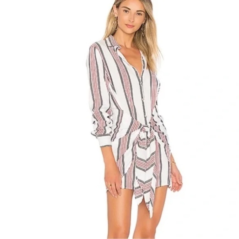L’ACADEMIE Cloudline Dress in Wide Stripe - Picture 2 of 9